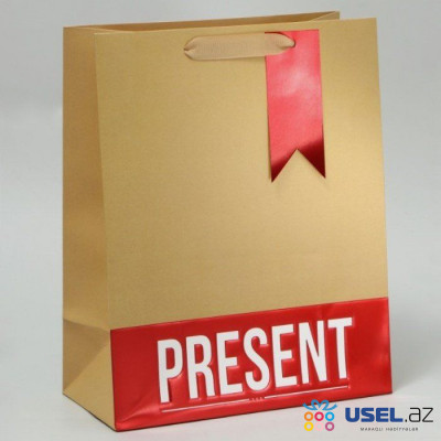 Пакет подарочный «Подарок», ML 
